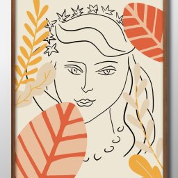 マティスに憧れて A3 サイズ ポスター アート おしゃれ 絵画 インテリア 北欧 イラスト マット紙 艶消し アートパネル 額 フレーム デザイン 壁掛け ギフト 新築祝い ディスプレイ 引越し祝い　新生活　空間デザイン 
