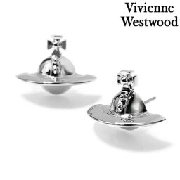 ヴィヴィアン ウエストウッド ピアス レディース ブランド Vivienne Westwood ロゴ スタッド 両耳用 62010038-02P019 シルバー アクセ