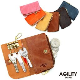 『ベル』(全7色)シビラ/【キーケース コインケース カードケース 極小財布 ミニ 小さい L字 革 本革 】【AGILITY affa(アジリティアッファ)】(1622)[M便 5/5]