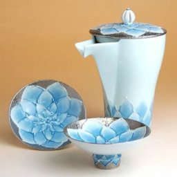 送料無料 徳利 ダリア 至福の徳利＆盃 草場卯一商店