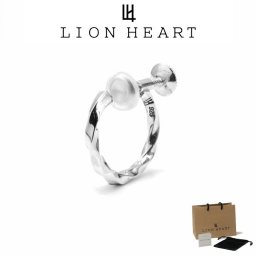 ライオンハート イヤリング メンズ イヤリング ツイスト SV925 LH-1ER012 LION HEART メンズイヤリング 片耳用 1点売り クリスマス 誕生日 プレゼント ギフト 彼氏 ブランド 人気 ランキング