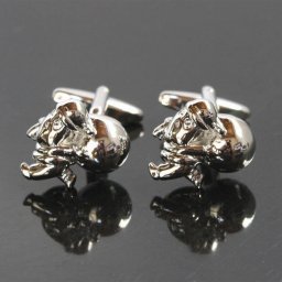 鎌倉カフス工房 サンタクロースカフスボタン・カフリンクス メンズ  cf814 結婚式 旦那 プレゼント ギフト 彼氏 父の日 誕生日プレゼント