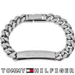 TOMMY HILFIGER トミーヒルフィガー ブレスレット 2790345 シルバー メンズ ステンレス 海外正規品 無料ラッピング可