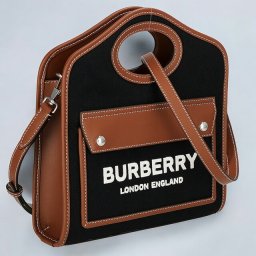バーバリー ハンドバッグ レディース ブランド BURBERRY 8055746 ブラック/ブラウン