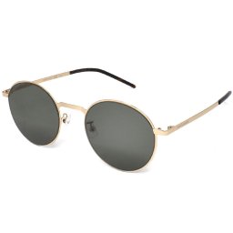 サンローラン SAINT LAURENT サングラス スマート UVカット SL 250 SLIM 003 51 メンズ レディース ユニセックス ゴールド+グレー