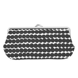 マリメッコ marimekko がま口 ポーチ マルチケース SILMALASI KUKKARO シルマラシ クッカロ 047830 190 RASYMATTO ホワイト+ブラック 北欧