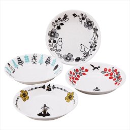 ムーミン ムーミンバレー パスタプレート4枚セット  MM1400-184  内祝 内祝い お祝 御祝 記念品 出産内祝い プレゼント 快気祝い 粗供養 引出物