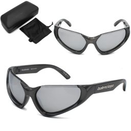 バレンシアガ サングラス BALENCIAGA BB0202S-002 サングラス シルバー グローバルフィット メンズ レディース ユニセックス