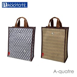 ルートート スヌーピー 通販 アーキャトル トートバッグ A4 レディース ROOTOTE A-quatre 通勤 通学 レッスンバッグ おしゃれ シンプル 大人 かわいい 上品 きれいめ きちんと 裏ラミネート加工 ヘリンボーン 8204 IP.A4.Peanuts-6X レディースバッグ
