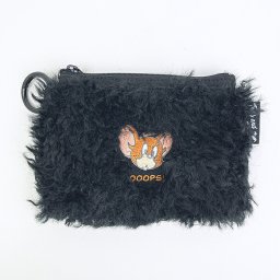トムとジェリー ジェリー 刺繍ファーポーチ トムジェリ
