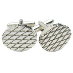 シルバー オーバル ダイヤ柄 カフス カフリンクス カフスボタン メンズジュエリー アクセサリー 贈り物 ギフト パーティー 結婚式 オシャレ シルバー スーツアクセサリー専門店 父の日 ギフトにも 男性 ブライダル 披露宴 二次会 お呼ばれ パーティー おしゃれ カフスマニア