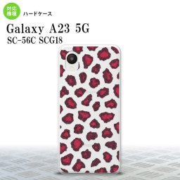GalaxyA23 Galaxy A23 スマホケース 背面ケース ハードケース 豹柄 A ピンク 2022年 10月発売 nk-a23-028