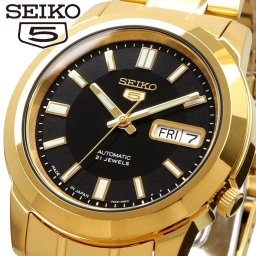 SEIKO 腕時計 セイコー 時計 ウォッチ 【日本製 Made in Japan】 セイコー5 自動巻き ビジネス カジュアル メンズ SNKK22J1 海外モデル [並行輸入品]