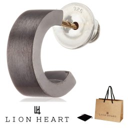 正規品 送料無料 ライオンハート LION HEART フープ シングル ピアス 片耳 01EA0801BK Rebuild enbi エンビ シルバー925 SV925 K18 18金 メンズ仕様 レディース ユニセックス シルバー 男性 ギフト プレゼント おすすめ 誕生日 クリスマス バレンタイン お祝い
