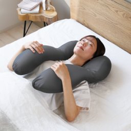 胸を開くまくら 背筋サポートクッション 背筋伸ばし 無注力アームクッション