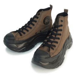 コンバース CONVERSE スニーカー 厚底 軽量 メンズ レディース オールスター シティハイク ハイ ブラウン/ブラック  ALL STAR CITYHIKE HI