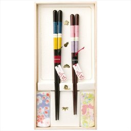 一双 百福桐箱 箸置付夫婦箸 有馬 39395 内祝 内祝い お祝 御祝 記念品 出産内祝い プレゼント 快気祝い 粗供養 引出物