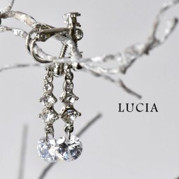 【LUCIA ルチア】ジルコニア イヤリング (7907) アクセサリー ピアス レディース おしゃれ ナチュラル シンプル 上品 ギフト プレゼント ナチュラル シンプル ナチュラン  母の日