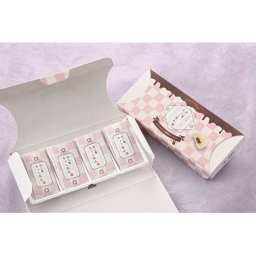 ふく楽 羽二重ちょこ包み4個入【無料のし】【無料包装】 和菓子 御中元・お歳暮