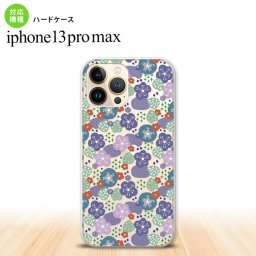 iPhone13ProMax iPhone13 Pro Max ケース ハードケース 花柄 春 紫 iPhone13 プロ マックス 6.7インチ おしゃれ かわいい メンズ レディース キッズ デザインたくさん nk-i13pm-1706