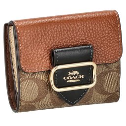 コーチファクトリー COACH FACTORY 財布 二つ折り財布 折りたたみ財布 小銭入れ付き CF472 IME7V レディース ブラウン