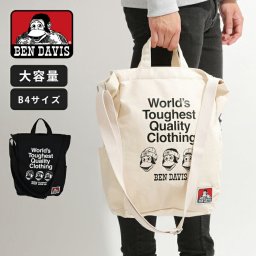 トートバッグ ショルダーバッグ BEN DAVIS キャンバス ショルダートートバッグ トート レディース メンズ カッコイイ おしゃれ ロゴ ゴリラ ブランド スケーター スポーティー 人気 男 女 男女兼用 ユニセックス マチあり 軽い 軽量 キャンバス 綿 帆布 ポケット
