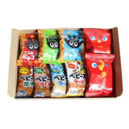 (全国送料無料)人気スナックミニサイズセットＤ（小袋食べきりサイズ）おかしのマーチ メール便(omtmb7280)