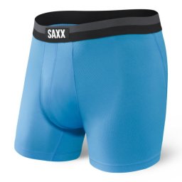 サックス：SPORT MESH ボクサーブリーフ FLY (マリブブルー)[ボクサーパンツ 男性下着 メンズインナー 人気ブランド おすすめギフト 誕生日プレゼント メンズファッション]