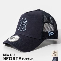 ニューエラ NEW ERA 9FORTY 940 ナインフォーティ MLB OUTLINE E-FRAME TRUCKER NEYYAN ニューヨーク ヤンキース MLB アウトライン Eフレーム トラッカーキャップ 60771717 60771718 キャップ ベースボールキャップ ユニセックス 帽子