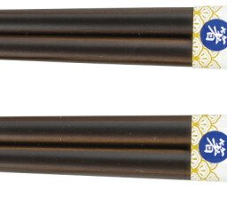 【送料無料】 山中漆器 木製 夫婦箸 天丸 月うさぎ（おしゃれ プレゼント ペア 木製 日本製 夫婦 敬老の日2 新年 贈呈 日本製 ギフト 海外発送可 お中元）なごみや本舗