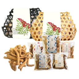 プレゼント 竹かごギフト 竹籠ギフト かわいいギフト おしゃれなプレゼント お菓子 和菓子 スイーツ　かりんとう 国産 滋賀県 5種類 お茶菓子 お祝い 年末年始のご挨拶に おもたせ 手作り かたいかりんとう
