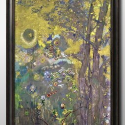 オディロン ルドン 黄色い背景の樹 A3 サイズ ポスター アート おしゃれ 絵画 インテリア 北欧 イラスト マット紙 艶消し アートパネル 額 フレーム デザイン 壁掛け ギフト 新築祝い ディスプレイ 引越し祝い　新生活　空間デザイン 
