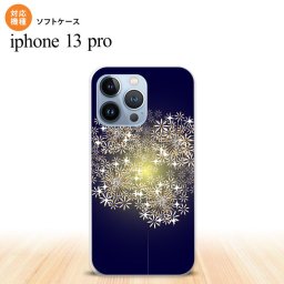 iPhone13 Pro iPhone13Pro ケース ソフトケース 花火 小玉 紺 iPhone13Pro専用 nk-i13p-tp218