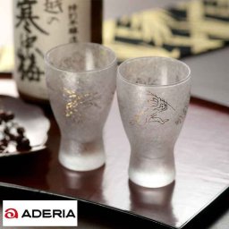 ADERIA 鳥獣戯画グラス 2個セット