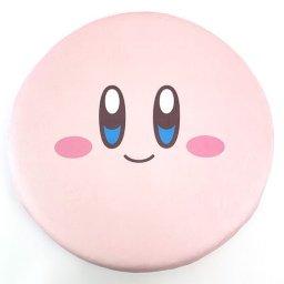 星のカービィ 低反発クッション カービィ/フェイス  シートクッション ピンク