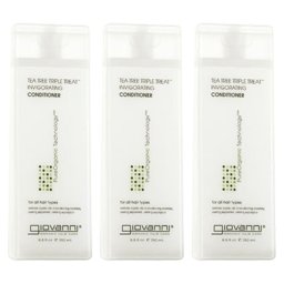 ジョヴァンニ ティーツリー トリプルトリートメント コンディショナー お得な3個セット 250ml/8.5fl.oz x 3  |  激安  Giovanni  コンディショナー うねり くせ毛 湿気 梅雨美容グッズ コスメ化粧品 誕生日 クリスマス ホワイトデー 結婚記念日 ウエディングギフト 母の日 送