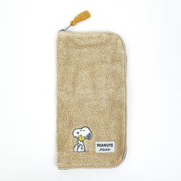 スヌーピー オーガニックコットン どっとポーチ 小物入れ SNOOPY
