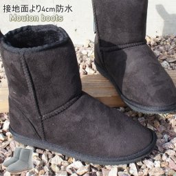 ムートンブーツ レディース ショート ミドル丈 ブーツ 防水 滑りにくい 黒 歩きやすい ボア ファー 暖かい 防寒 スノーブーツ 秋 冬 雨 雪 おしゃれ 防寒 女性 dykm7040