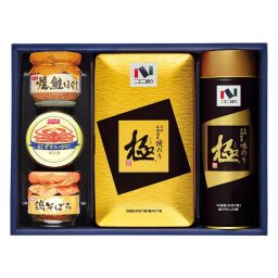 【ギフト対応無料】ニコニコのり 焼のり・味のり・カニ缶・瓶詰詰合せ (MB-40R) ※送料無料(北海道・沖縄は除く)