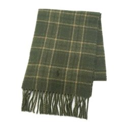 ポロラルフローレン Polo Ralph Lauren PC0229 REVERSIBLE STABLE PLAID リバーシブル ステイブル プレイド ウール ブレンド マフラー 352 DK LODEN HTHR モスグリーン系チェック柄