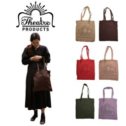 【正規取扱店】THEATRE PRODUCTS シアタープロダクツ RECYCLE COTTON GARMENT DYE TOTE リサイクルコットンガーメントダイロゴトート BL210365 カバン ギフト 人気 オシャレ 表参道 オーガニック 正規品 
