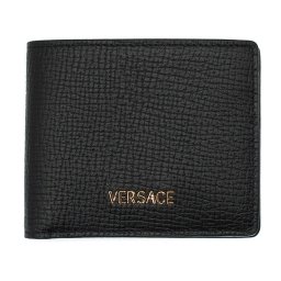 ヴェルサーチェ Versace 財布 二つ折り財布 折りたたみ財布 小銭入れなし DPU2463-1A13695-1B00V メンズ レディース ユニセックス ブラック
