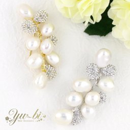 【営業日12時までのご注文で当日発送】ブローチ/上品 淡水パール＆スワロフスキー br25☆ゴールド/シルバー ブローチピン 結婚式 入学式 卒業式 卒園式 アクセサリー ピンブローチ セレモニー アクセサリー 誕生日プレゼント 贈り物