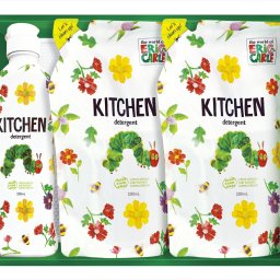 はらぺこあおむし キッチン洗剤セット  食器洗剤250ml、食器洗剤（詰替）200ml×2
