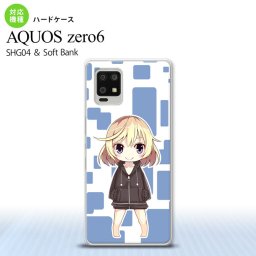 SHG04 SHG04 ZERO6 AQUOS zero6 スマホケース ハードケース 女の子 C 青 メンズ レディース nk-zero6-1338