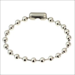 【誕生日におすすめ】 ブレスレット ステンレス チェーン シルバー 5mm ボール 誕生日プレゼント 女性ギフト 無料ラッピング ジーラブ