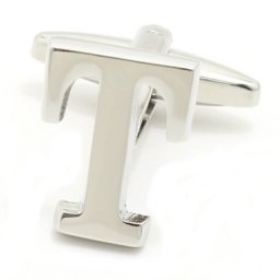 バラ売り シルバー アルファベット T カフス カフスボタン カフリンクス cufflinks cuffs メンズ 男性 結婚式 ユニーク おもしろ 面白 面白い アルファベット スーツアクセサリー専門店 ブライダル 披露宴 二次会 お呼ばれ パーティー おしゃれ カフスマニア