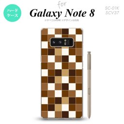 【SC01K】【スマホケース/スマホカバー】【ギャラクシー ノート8】SC01K スマホケース Galaxy Note8 SC-01K カバー ギャラクシー ノート8 スクエア 茶 nk-sc01k-1021【メール便送料無料】