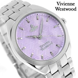 ヴィヴィアン ウエストウッド The Mews クォーツ 電池式 腕時計 ブランド メンズ Vivienne Westwood VV281PPSL アナログ パープル