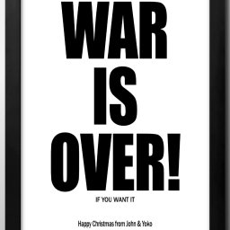 War is over 反戦 ジョン レノン A3 サイズ ポスター アート おしゃれ 絵画 インテリア 北欧 イラスト マット紙 艶消し アートパネル 額 フレーム デザイン 壁掛け ギフト 新築祝い ディスプレイ 引越し祝い　新生活　空間デザイン 